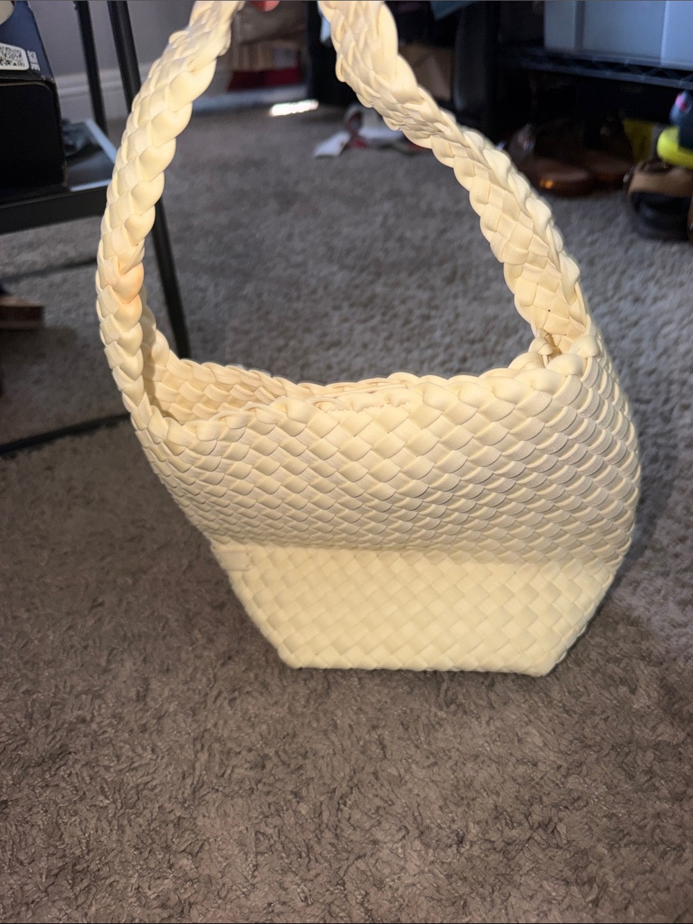 Naghedi Cream Shoulder Bag - Stylish Everyday Tote